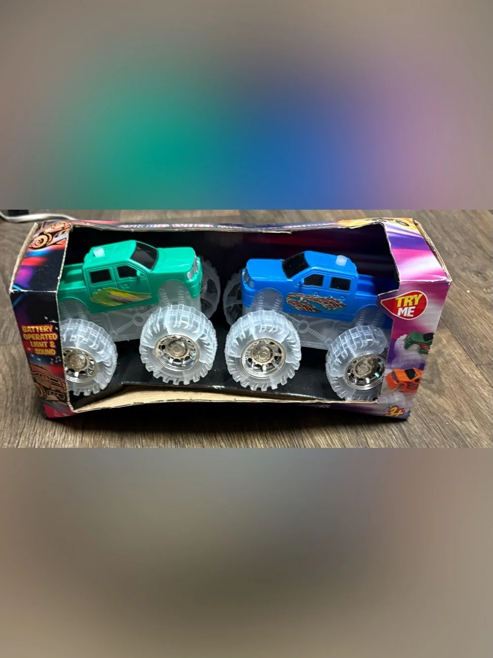 2 PK of Big Wheel Monster Trucks